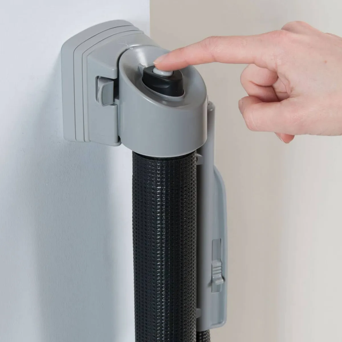 Baby Gates + Babyproofing-KidCo Retractable Safeway Gate - Black