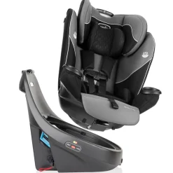 Car Seat Bases|All-In-One Car Seats-Evenflo Revolve360 All-in-One Convertible Car Seat Amherst Grey