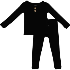 Pajamas-Kyte Baby Ribbed Henley Set