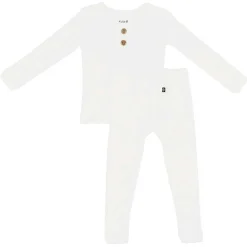 Pajamas-Kyte Baby Ribbed Henley Set