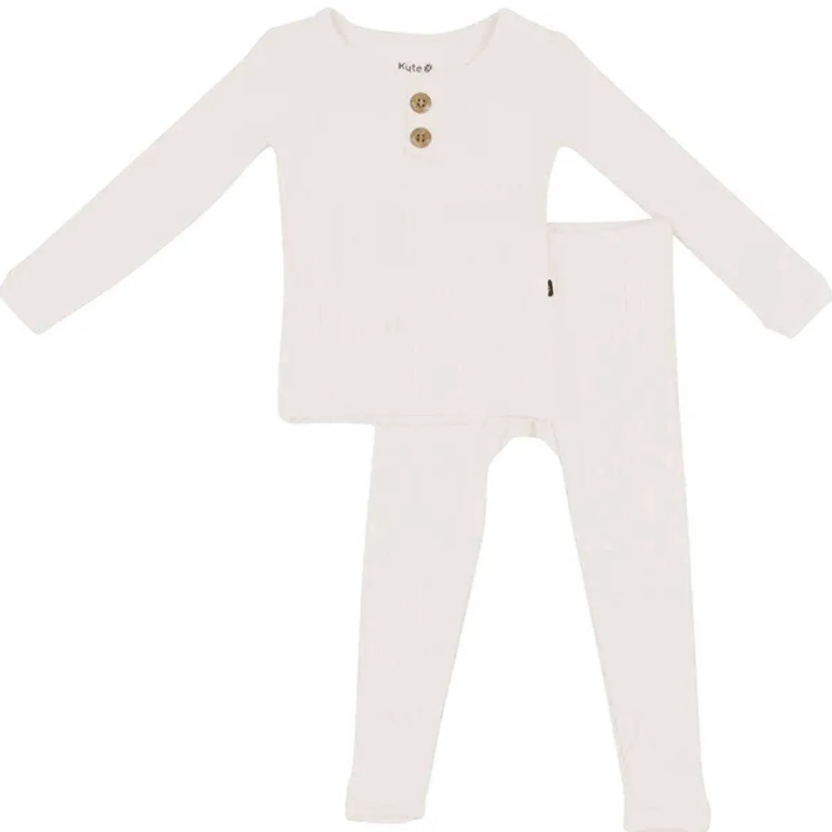 Pajamas-Kyte Baby Ribbed Henley Set