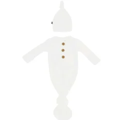 Nightgowns-Kyte Baby Ribbed Knotted Gown & Hat