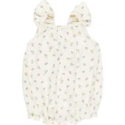 Rompers-Quincy Mae Ribbed Ruffle Romper