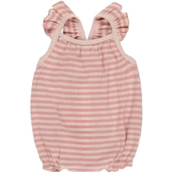 Rompers-Quincy Mae Ribbed Ruffle Romper
