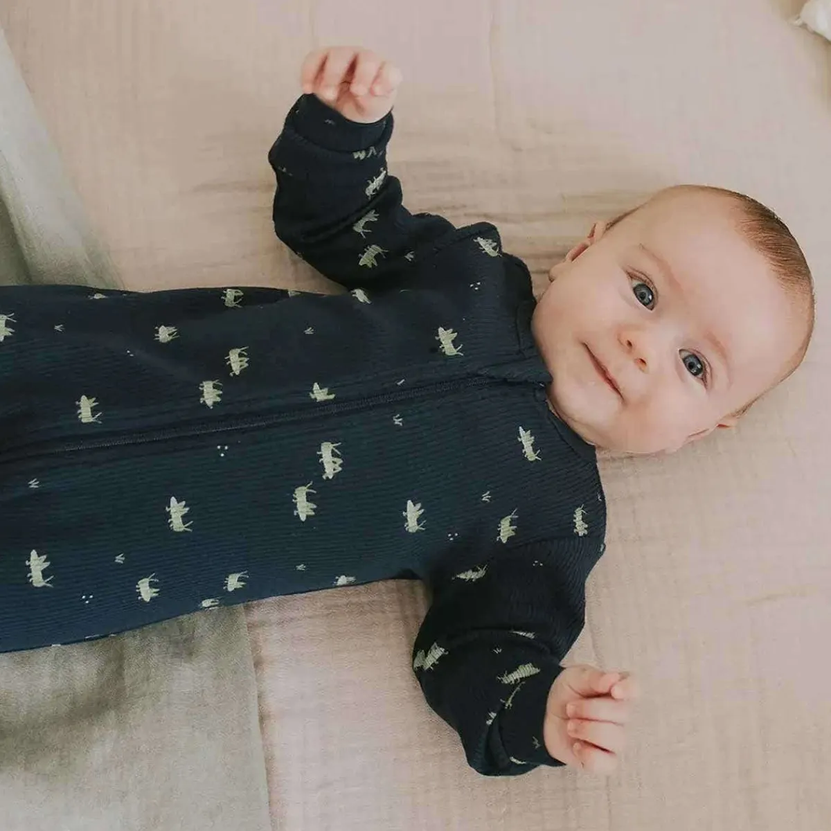 Onesies|Sleepers-Firsts by Petit Lem Ribbed Sleeper