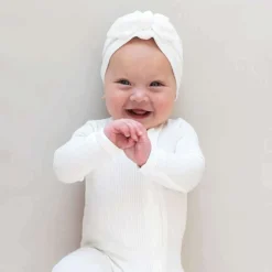 Onesies|Sleepers-Kyte Baby Ribbed Zippered Footie