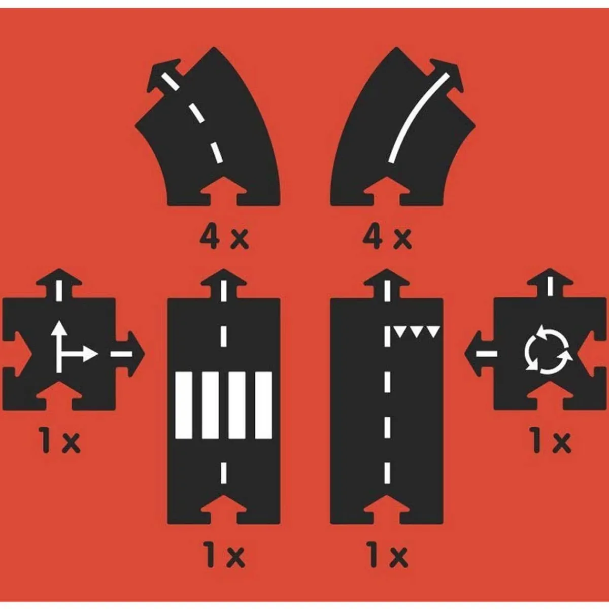 Cars + Trucks-waytoplay Ringroad (12 Piece)