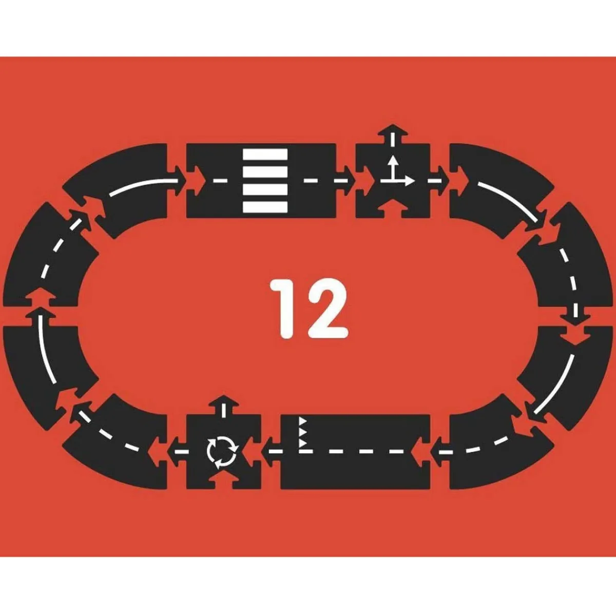 Cars + Trucks-waytoplay Ringroad (12 Piece)
