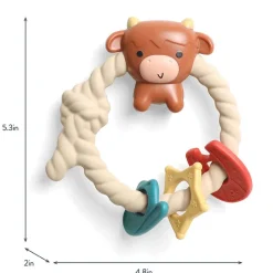 Teethers|Pacifiers + Clips-Itzy Ritzy Ritzy Rattle Silicone Teether