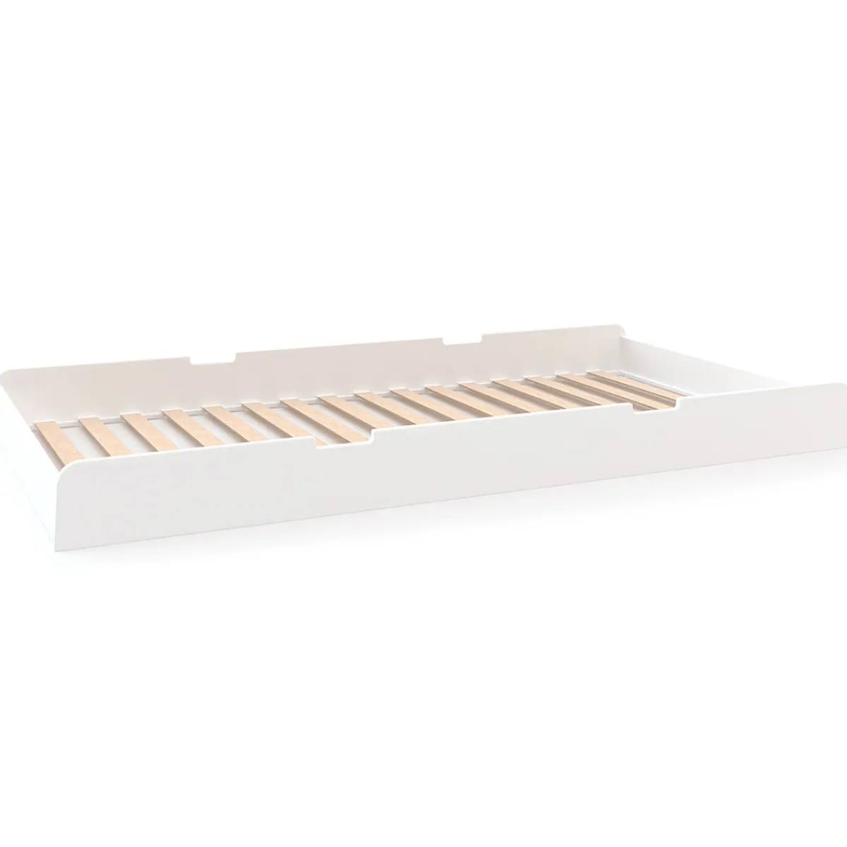 Twin Beds + Trundles-Oeuf River Trundle Bed