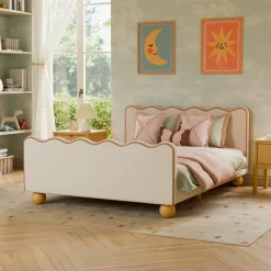Wck Exclusive Furniture-Babyletto Rizo Full Bed (Boucle)