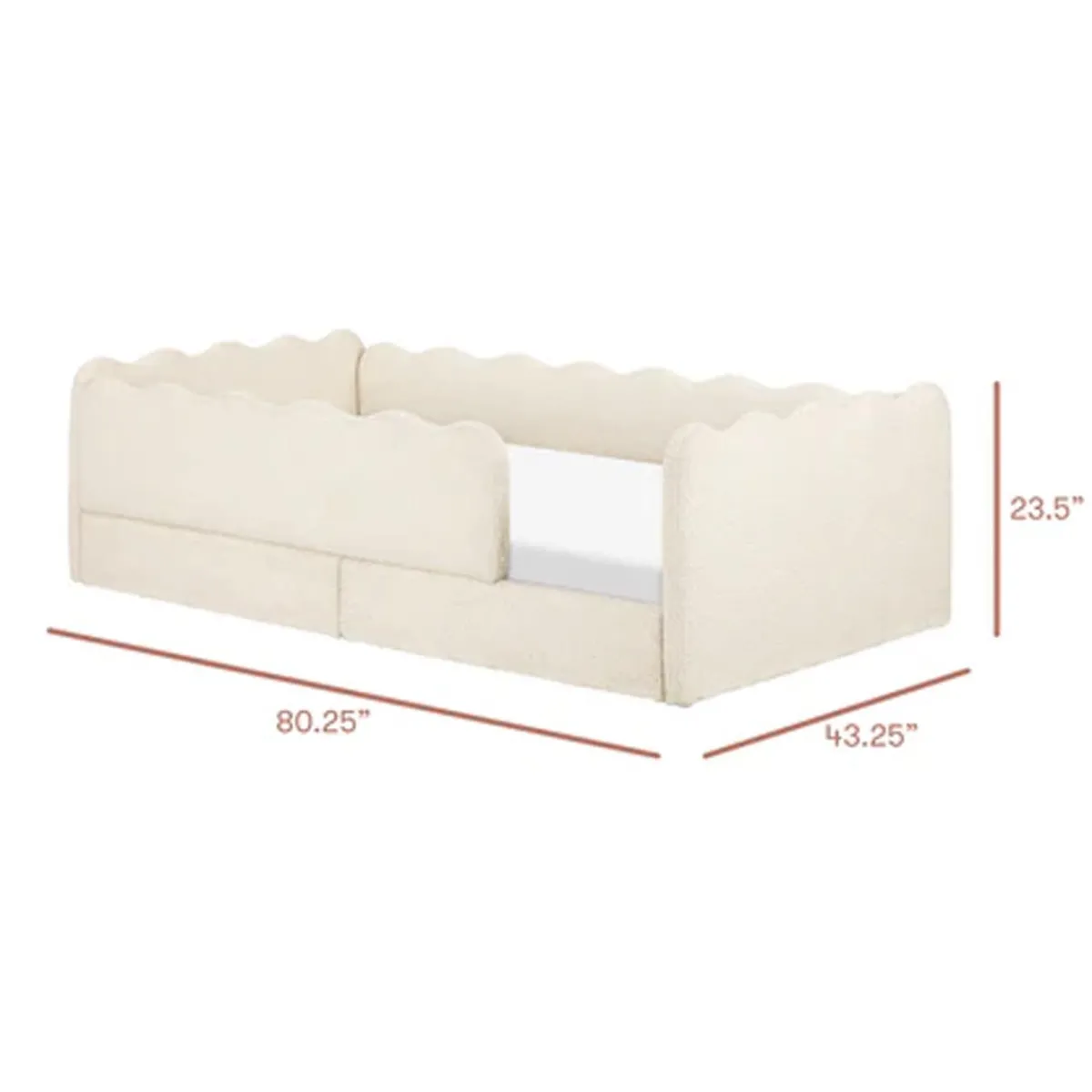 Soft Soles|Perforated Sneakers-Babyletto Rizo Montessori-Inspired Twin Bed