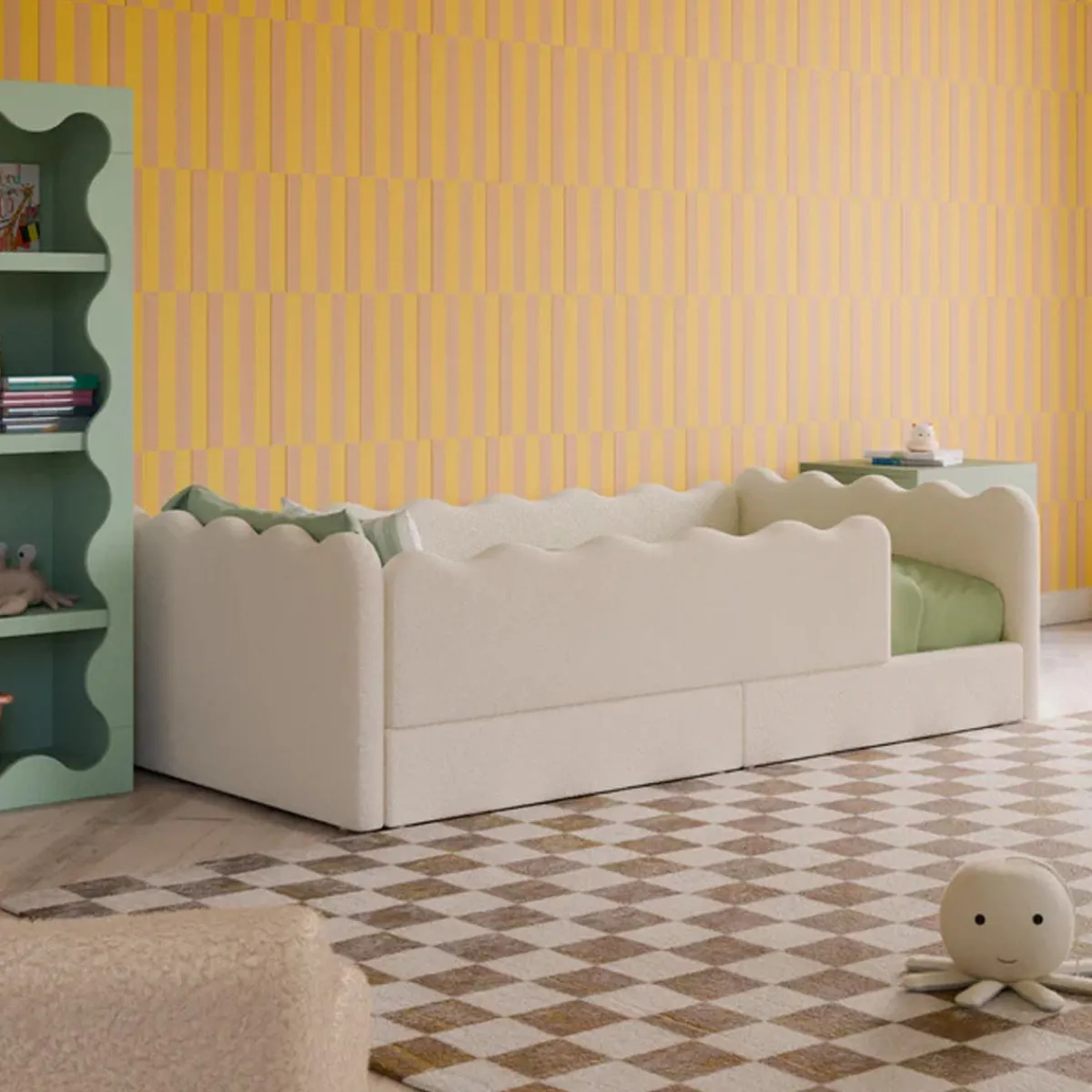 Soft Soles|Perforated Sneakers-Babyletto Rizo Montessori-Inspired Twin Bed