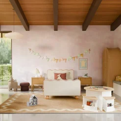 Twin Beds + Trundles|Wck Exclusive Furniture-Babyletto Rizo Twin Bed (Boucle)