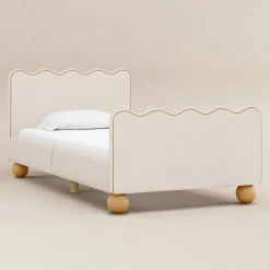 Twin Beds + Trundles|Wck Exclusive Furniture-Babyletto Rizo Twin Bed (Boucle)