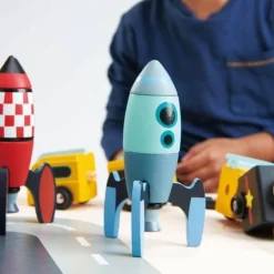 Pretend Play|Wooden Toys-Tender Leaf Toys Rocket Construction