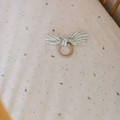Crib Fitted Sheets-Pehr Rocketman Crib Sheet