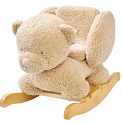 Ride-On Toys|Wooden Toys-Nattou Rocking Animal (Teddy)