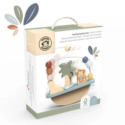 Wooden Toys-Speedy Monkey Rocking Beads Maze