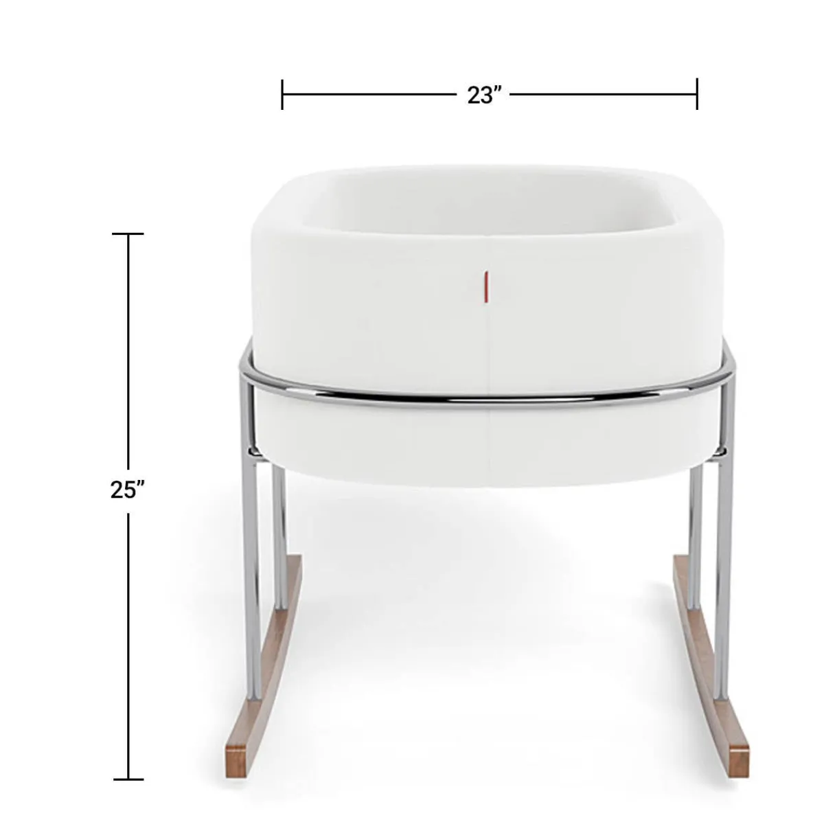 Cradles|Bassinets-Monte Design Rockwell Bassinet (Micro Suede)