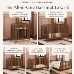 Convertible Cribs-Babyletto Rolli 9-in-1 All-Stages Crib