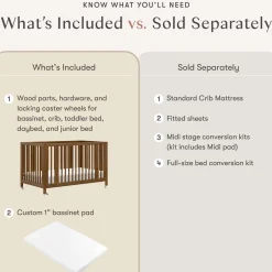 Convertible Cribs-Babyletto Rolli 9-in-1 All-Stages Crib