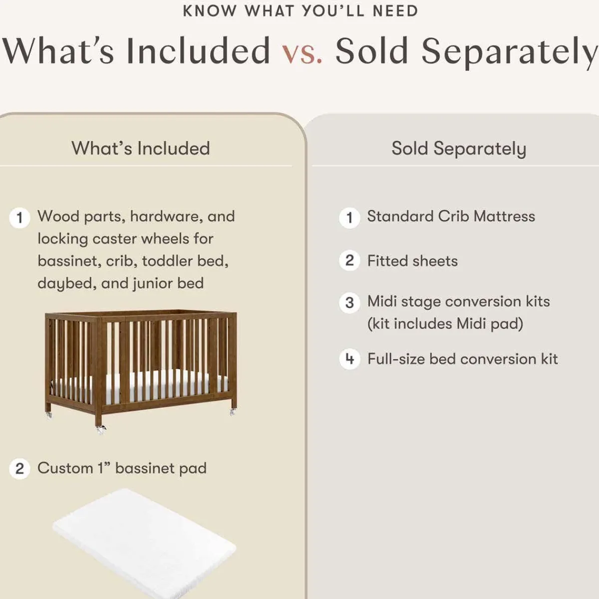 Convertible Cribs-Babyletto Rolli 9-in-1 All-Stages Crib