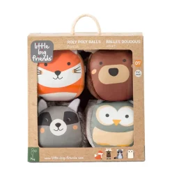 Play + Learn Toys|Grasping Toys-Little Big Friends Roly Poly Balls (Set of 4)