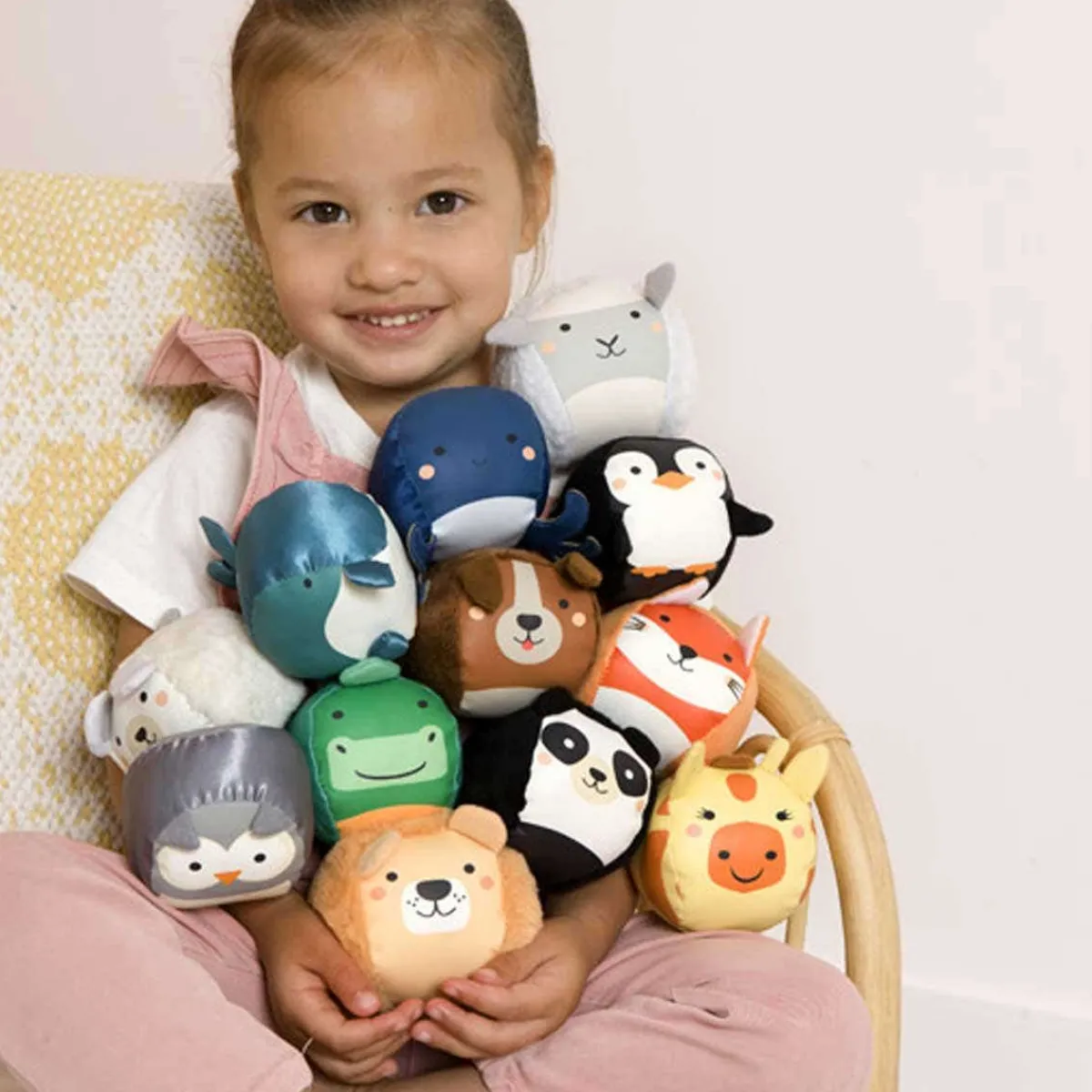 Play + Learn Toys|Grasping Toys-Little Big Friends Roly Poly Balls (Set of 4)
