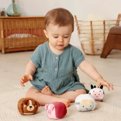 Play + Learn Toys|Grasping Toys-Little Big Friends Roly Poly Balls (Set of 4)
