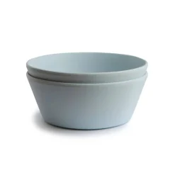 Kids Plates + Bowls-Mushie Round Dinnerware Bowl (2 Pack)