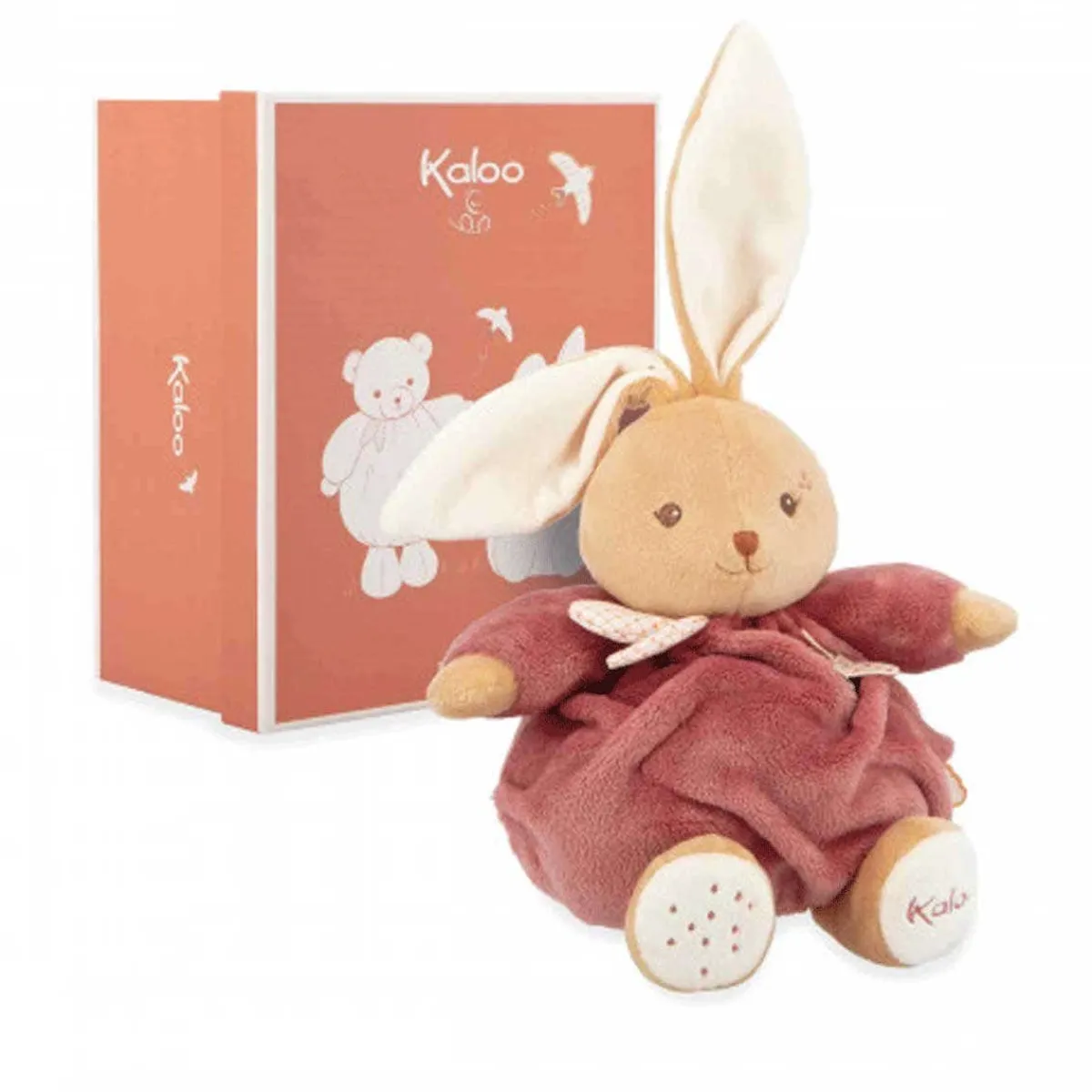 Plush Animals-Kaloo Round Rabbit