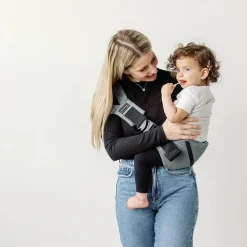 Soft Soles|Perforated Sneakers-Rouu Baby II Carrier Extendable Graphite