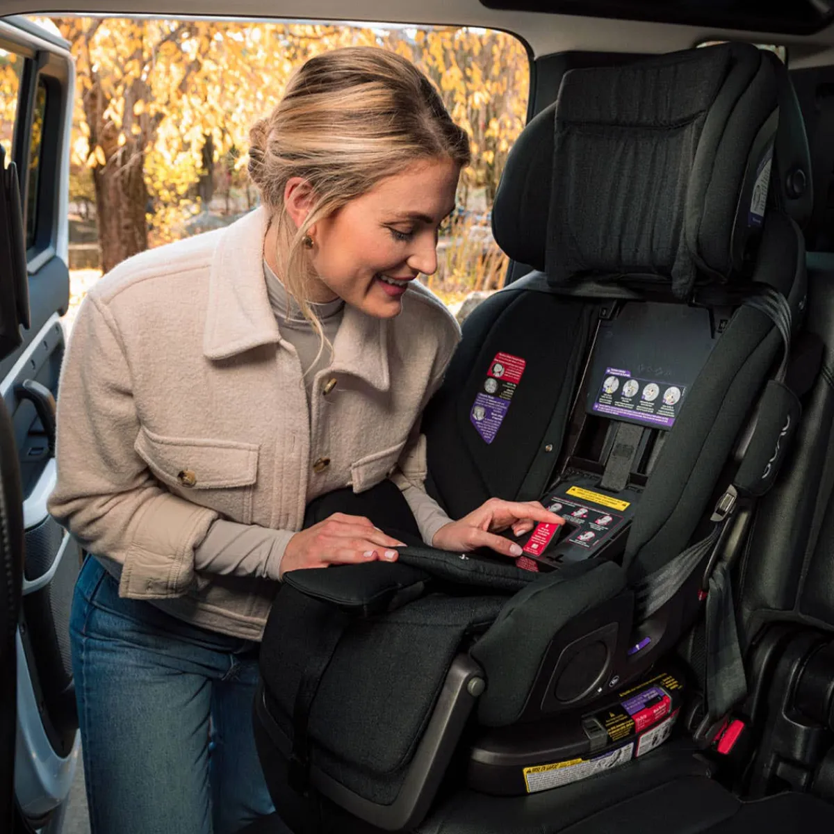 Car Seat Bases|Harness-To-Booster Seats-Nuna ROYL Car Seat Caviar