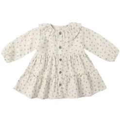 Soft Soles|Perforated Sneakers-Quincy Mae Ruffle Collar Button Dress