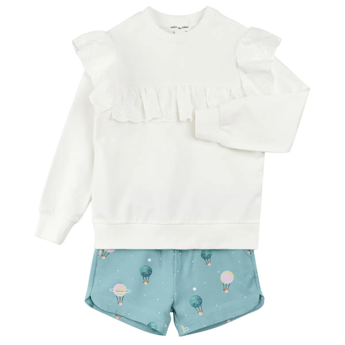 Sweaters + Jackets-miles the label. Ruffle Sweater + Short Set