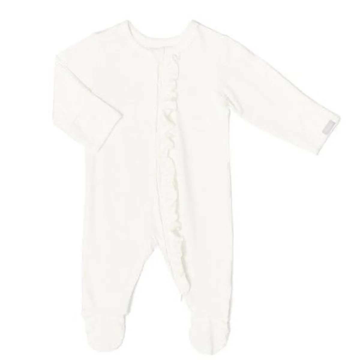 Onesies|Sleepers-Coccoli Ruffle Zipper Footie