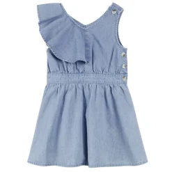 Rompers-miles the label. Ruffled Chambray Romper