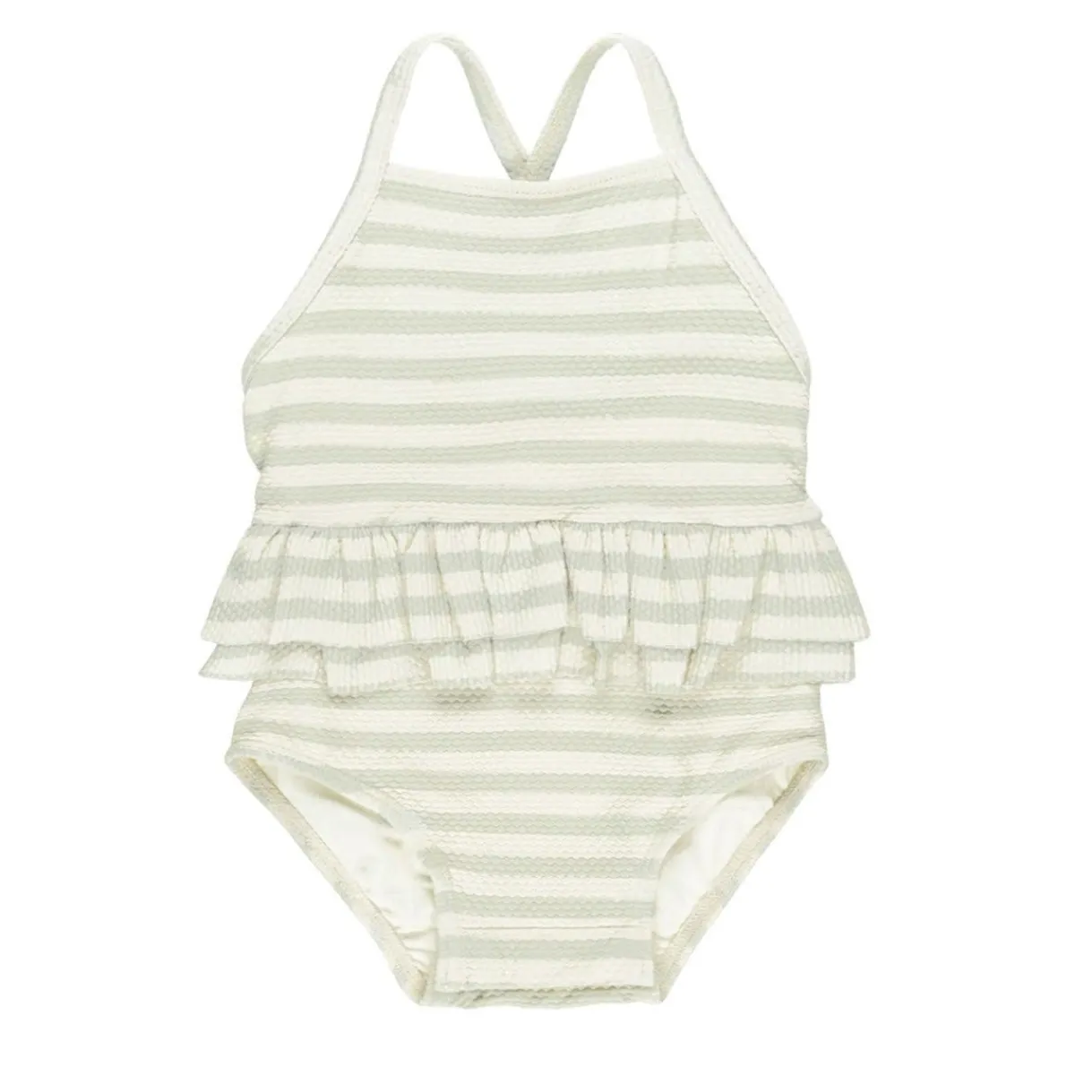 Swimwear-Quincy Mae Ruffled One-Piece Swimsuit