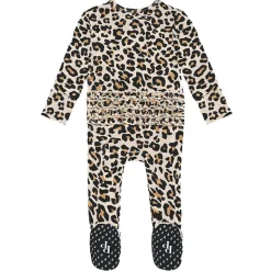 Onesies|Sleepers-Posh Peanut Ruffled Zippered Footie