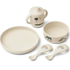 Feeding Sets-Liewood Ryle Printed Tableware
