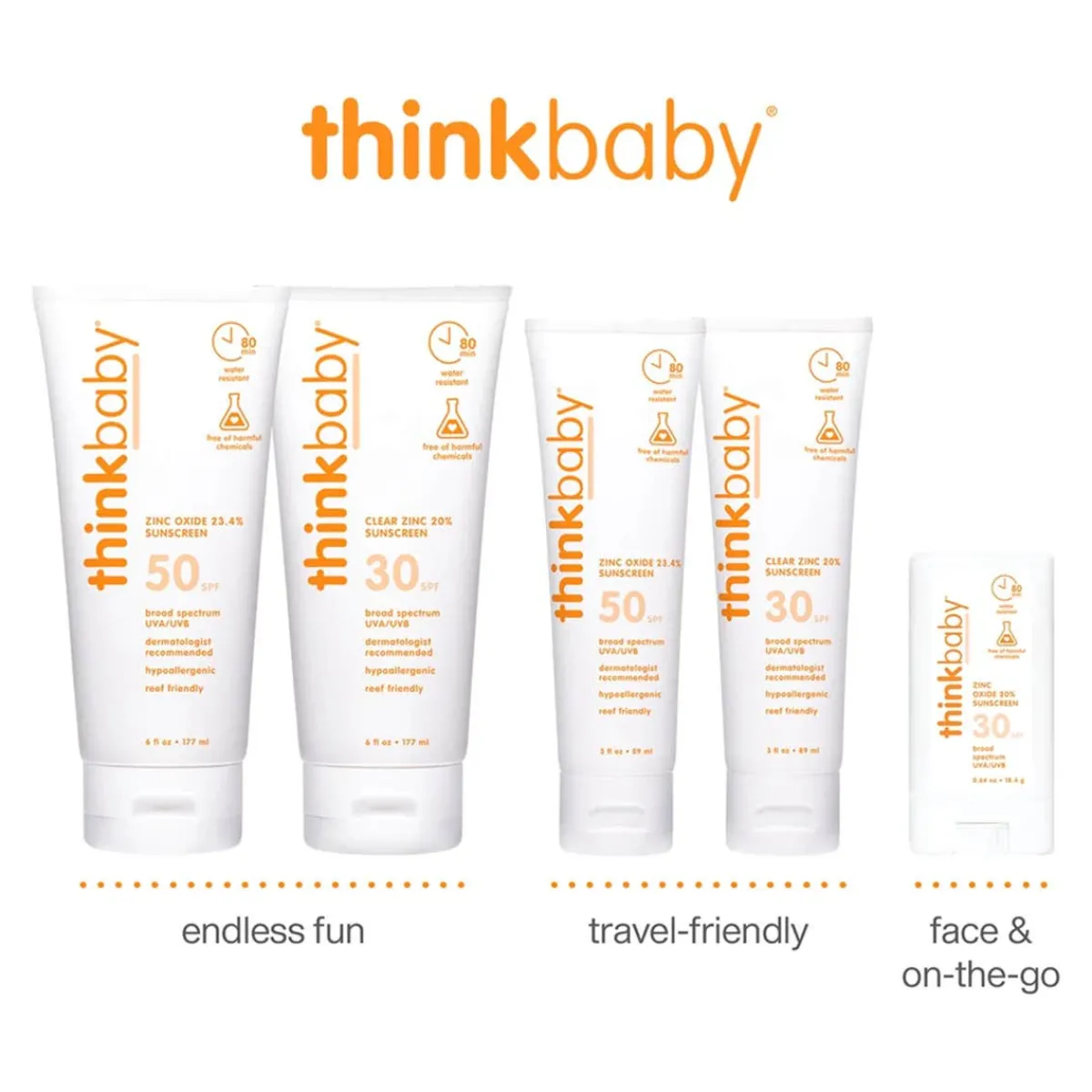 Sunscreen-Thinkbaby Safe Sunscreen (3 oz)