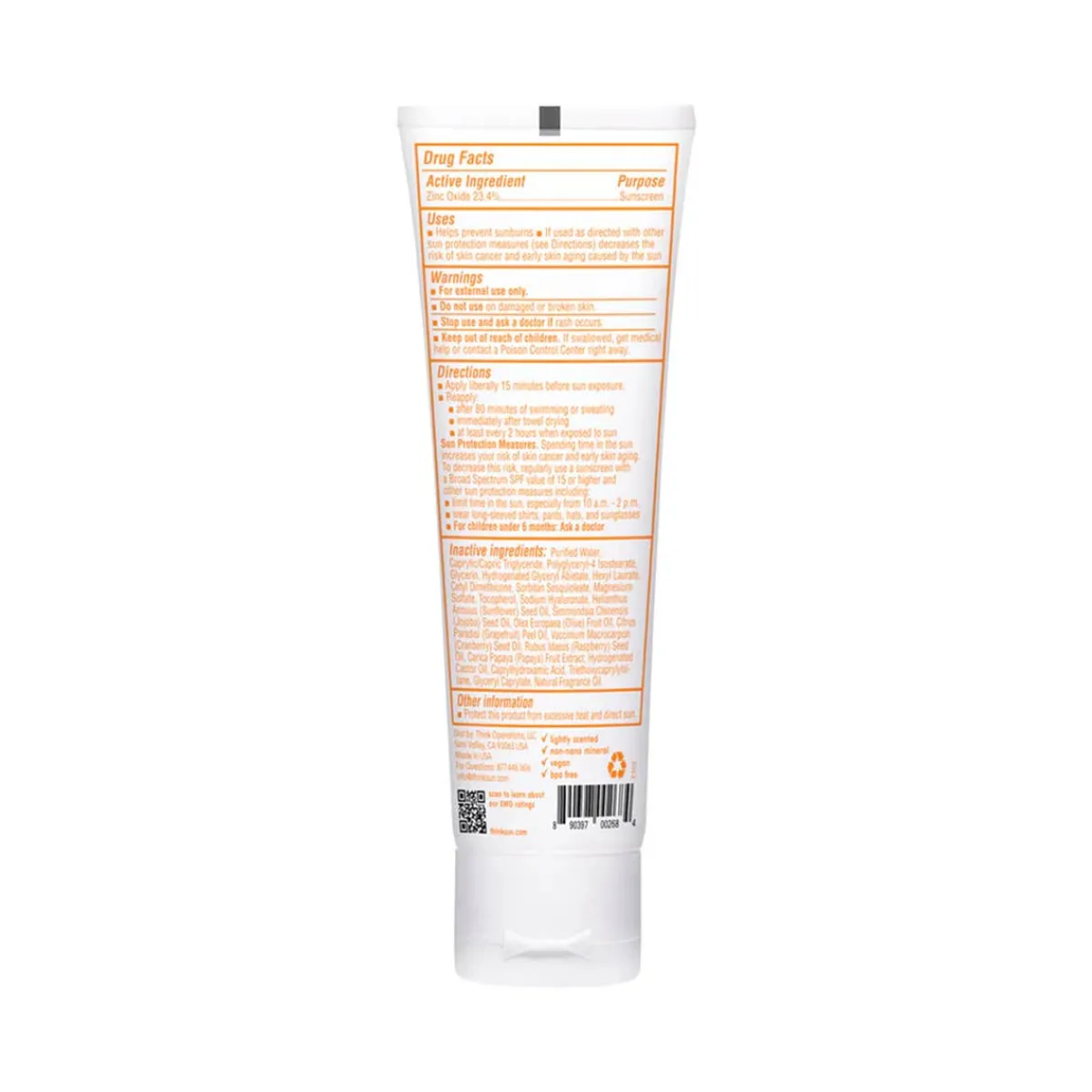 Sunscreen-Thinkbaby Safe Sunscreen (3 oz)