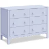Dressers-DaVinci Sammy Scallop 6 Drawer Dresser