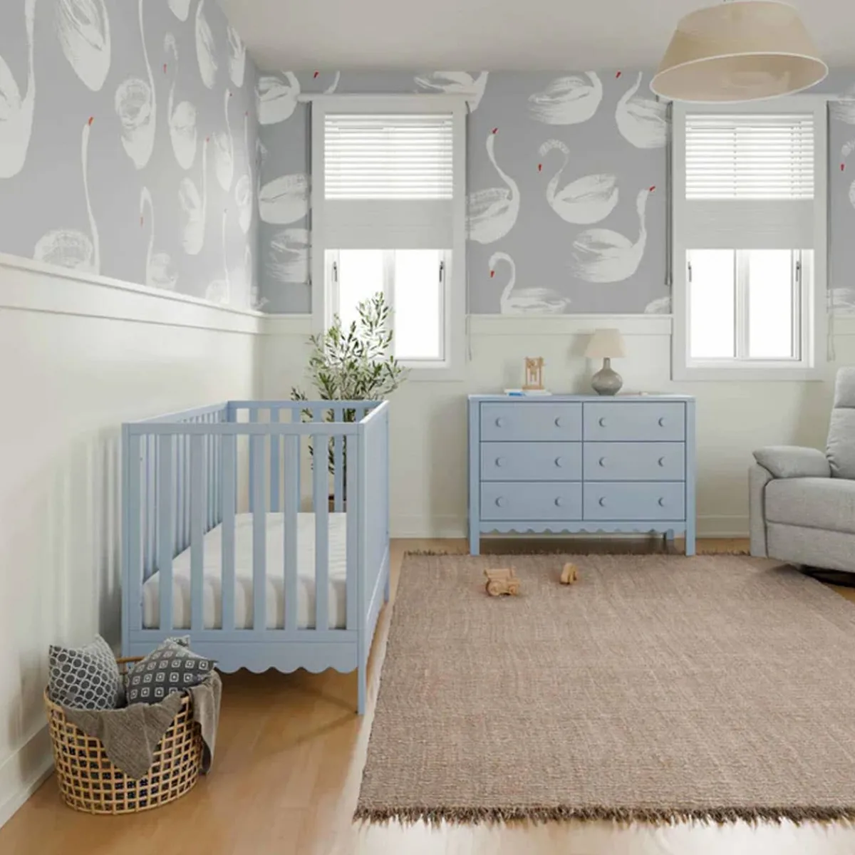 Dressers-DaVinci Sammy Scallop 6 Drawer Dresser