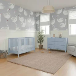 Convertible Cribs-DaVinci Sammy Scallop 4-in-1 Crib