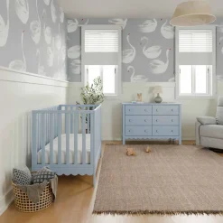 Convertible Cribs-DaVinci Sammy Scallop 4-in-1 Crib