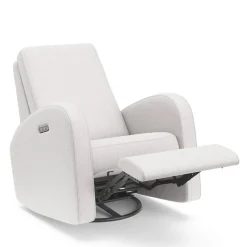Motorized Gliders|Gliders-Storkcraft Santa Monica Power Recliner (Basketweave)
