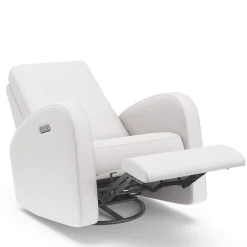 Motorized Gliders|Gliders-Storkcraft Santa Monica Power Recliner (Basketweave)