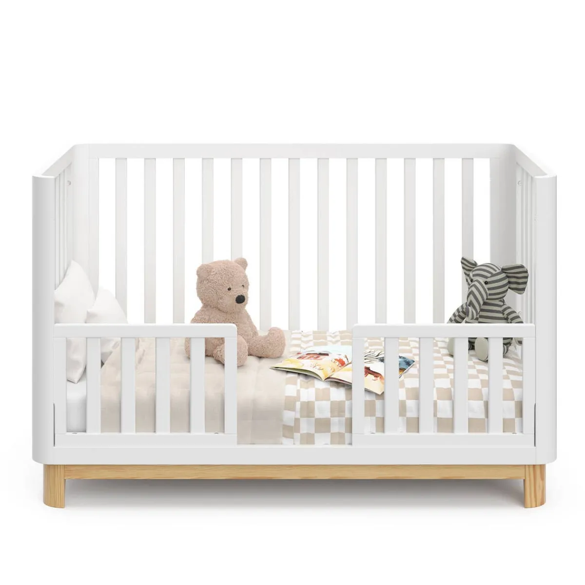 Convertible Cribs-Storkcraft Santos 3-in-1 Convertible Crib